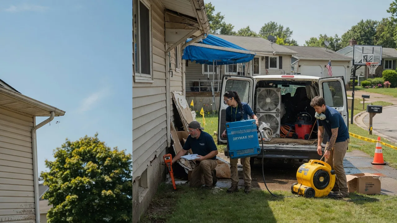 Ceiling Leak Cleanup in Rixford, PA near me